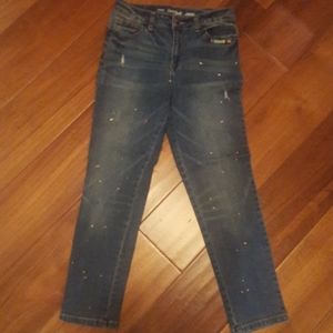 Cat & Jack paint-splattered jeans, girls 14
